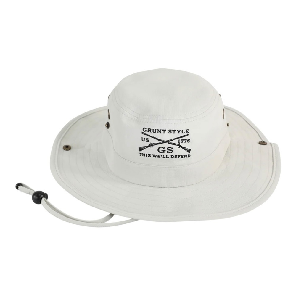 Unisex Grunt Style Khaki Booney Hat - Picture 8 of 8